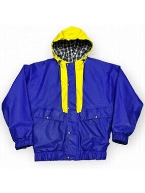 Helly Hansen Vintage 90s Waterproof Rain Coat - Womens Small